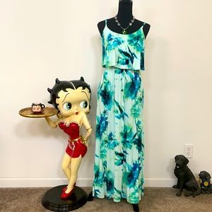 APT 9 Floral Summer Maxi Dress Size XS